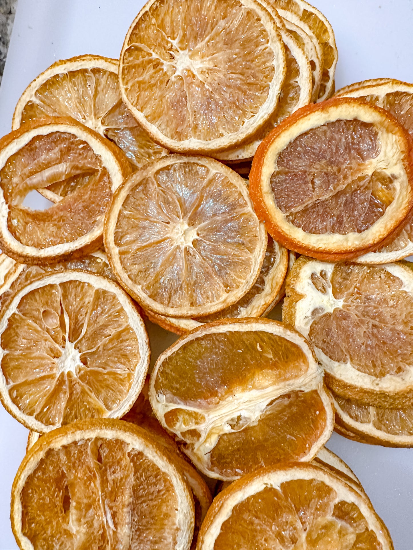 Iridescent Dehydrated Orange Wheel