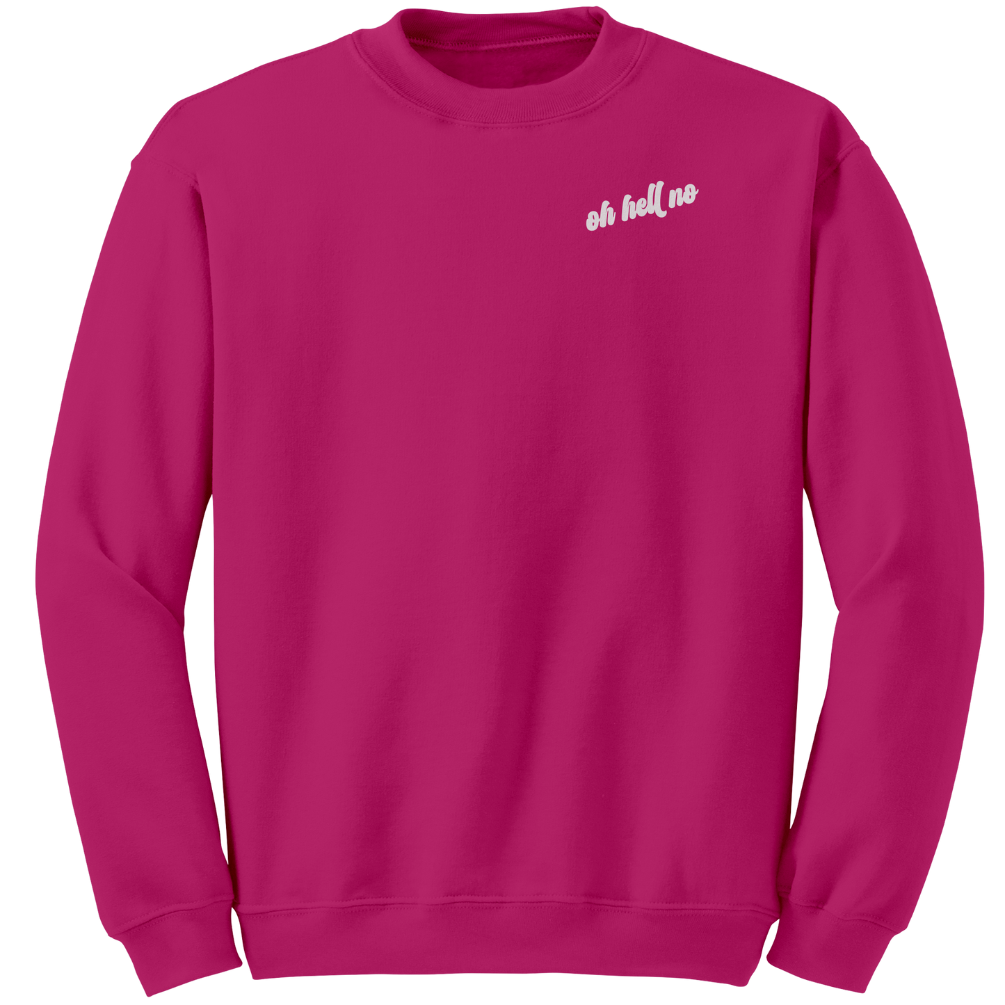 Oh_Hell_No_Crewneck_Sweatshirt_Heliconia_Mockup.png