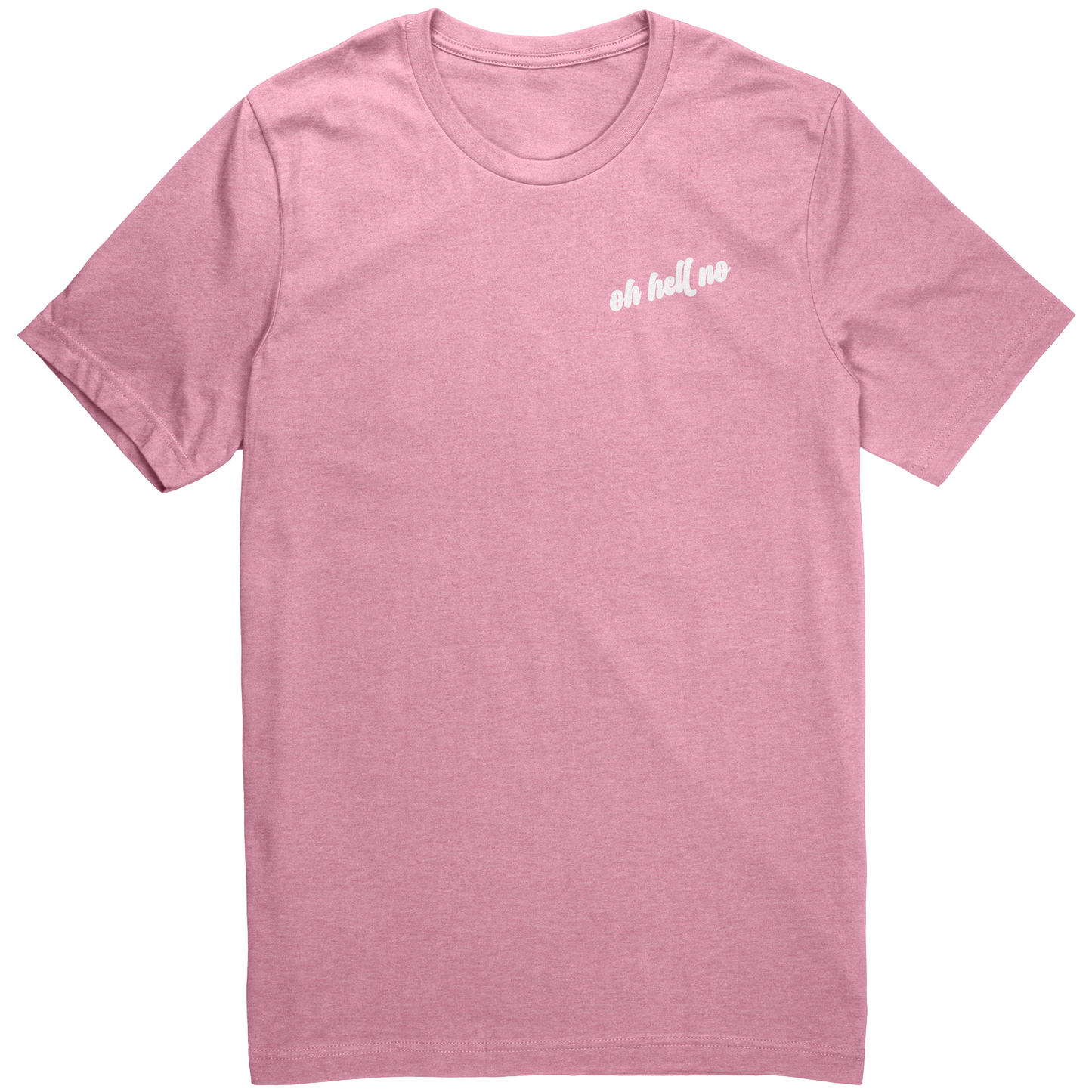 Oh_Hell_No_Crewneck_Tee_Heather_Bubble_Gum_Front_Mockup.png