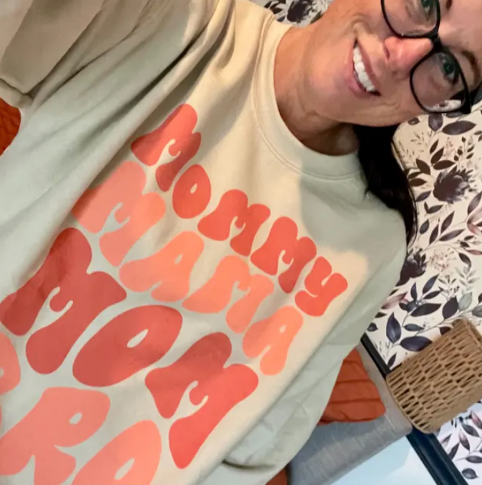 Mommy Mama Mom BRO Crewneck Sweatshirt