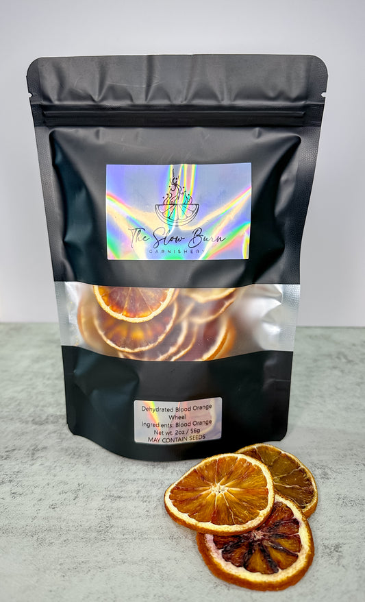 Dehydrated Blood Orange Wheels